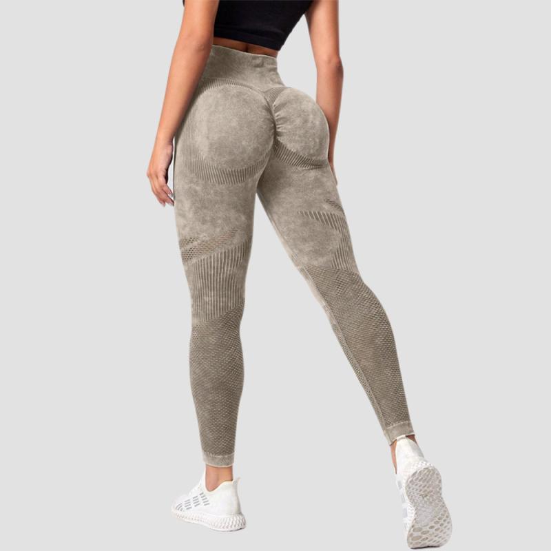 Activewear | Charcoal Acid Wash Rib Seamless High Waist Gym Leggings  – Womens Activewear Activewear