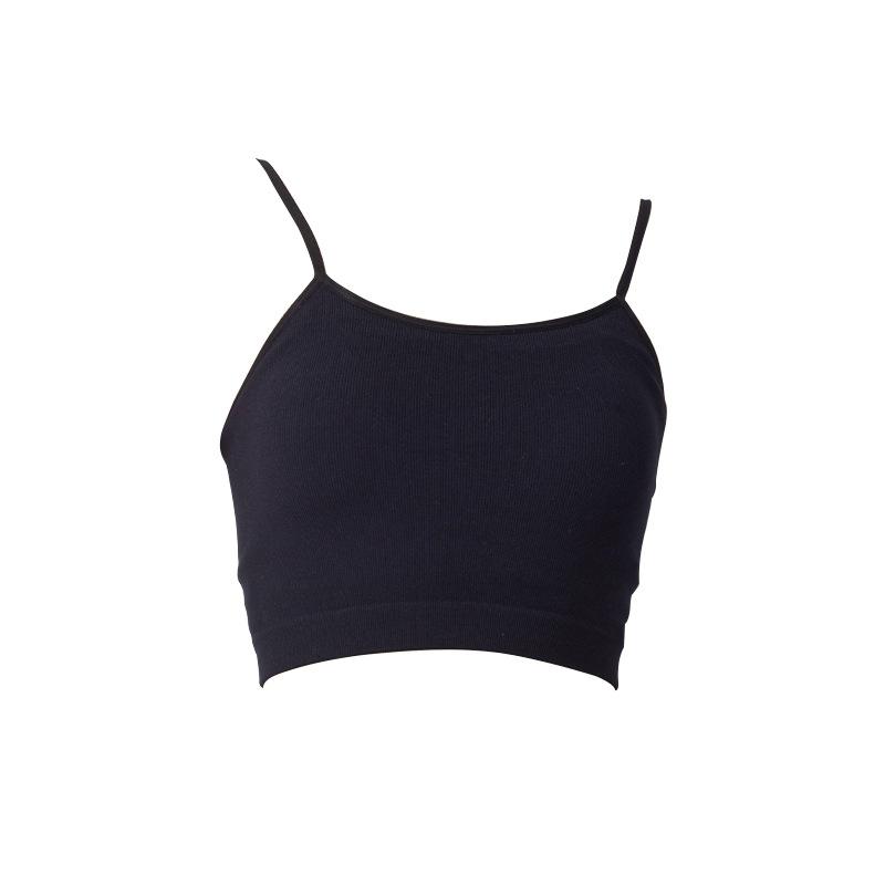 Activewear | Charcoal Seamless Basic Gym Cami Top  – Womens Activewear Activewear