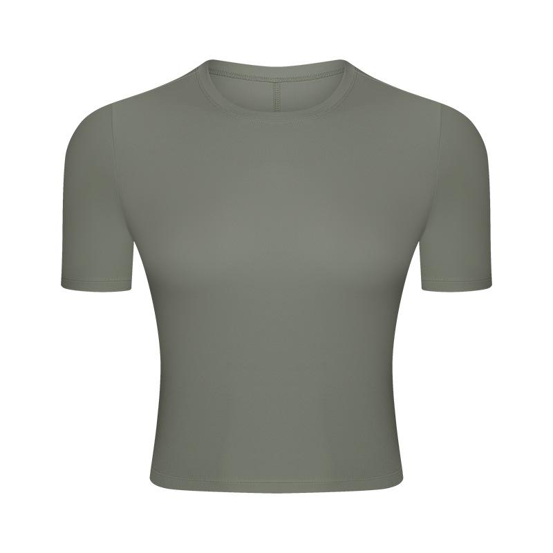 Activewear | Espresso Sculpt Longline Short Sleeve Gym Top  – Womens Activewear Activewear