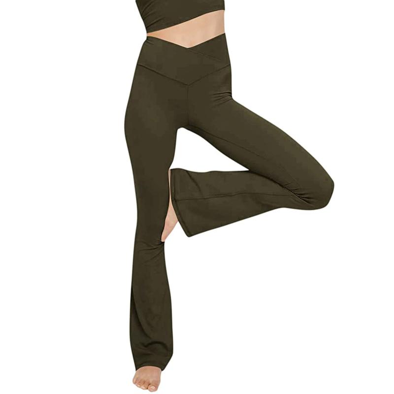 Activewear | Olive Sport Sculpt High Waist Flare Yoga Pants  – Womens Activewear Activewear