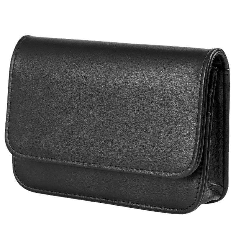 Bags | Black Pu Rectangle Bum Bag  – Womens Accessories Bags