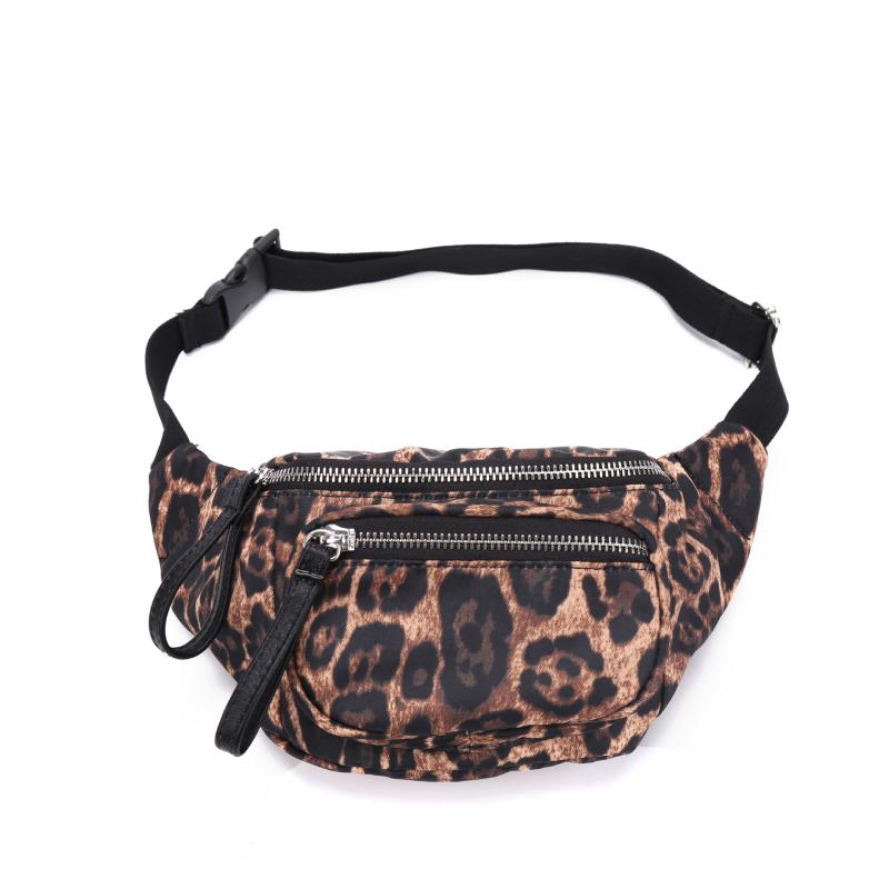 Bags | Leopard Print Nylon Simple Cross Body Bag  – Womens Accessories Bags