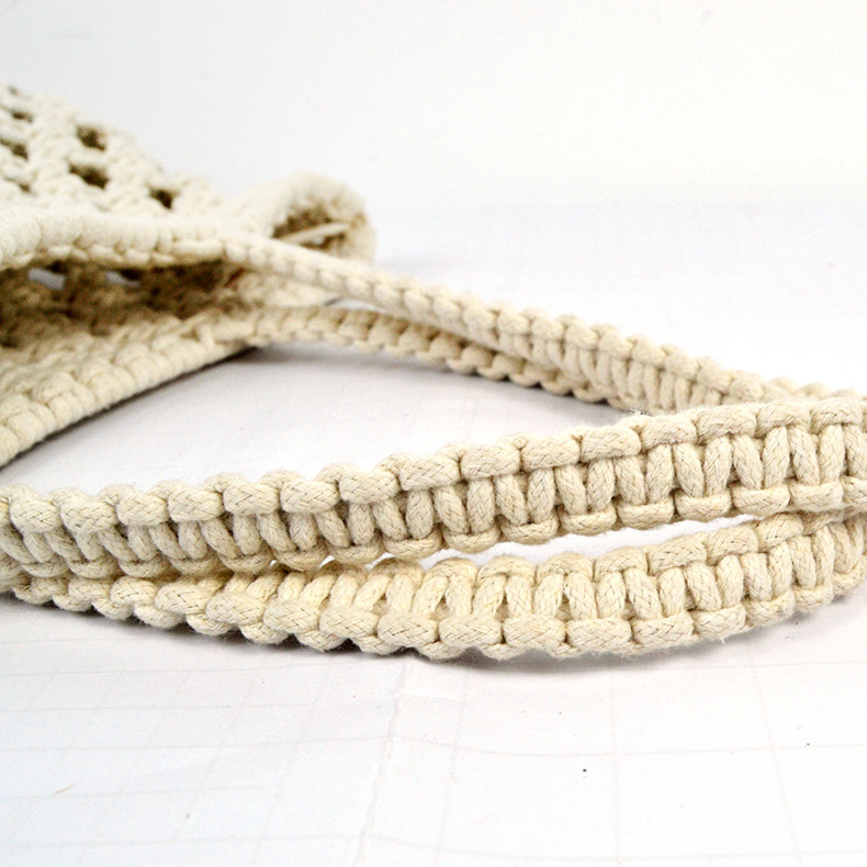 Bags | Natural Macrame Shell Trim Beach Bag  – Womens Accessories Bags