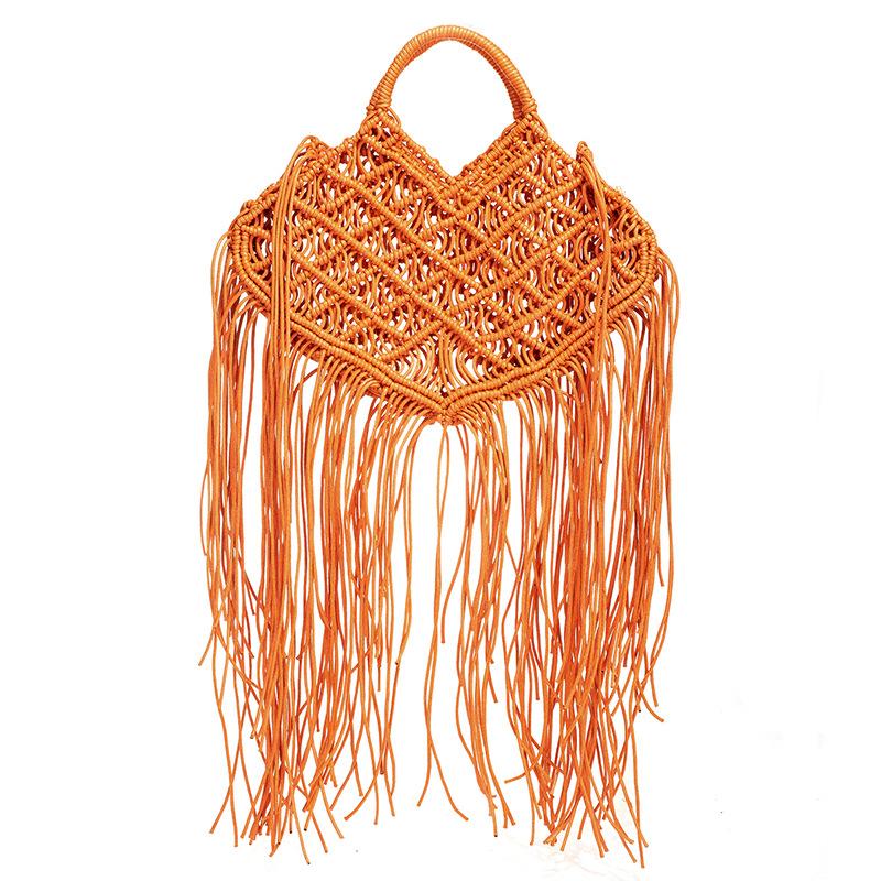 Bags | Natural Macrame Tassel Beach Bag  – Womens Accessories Bags