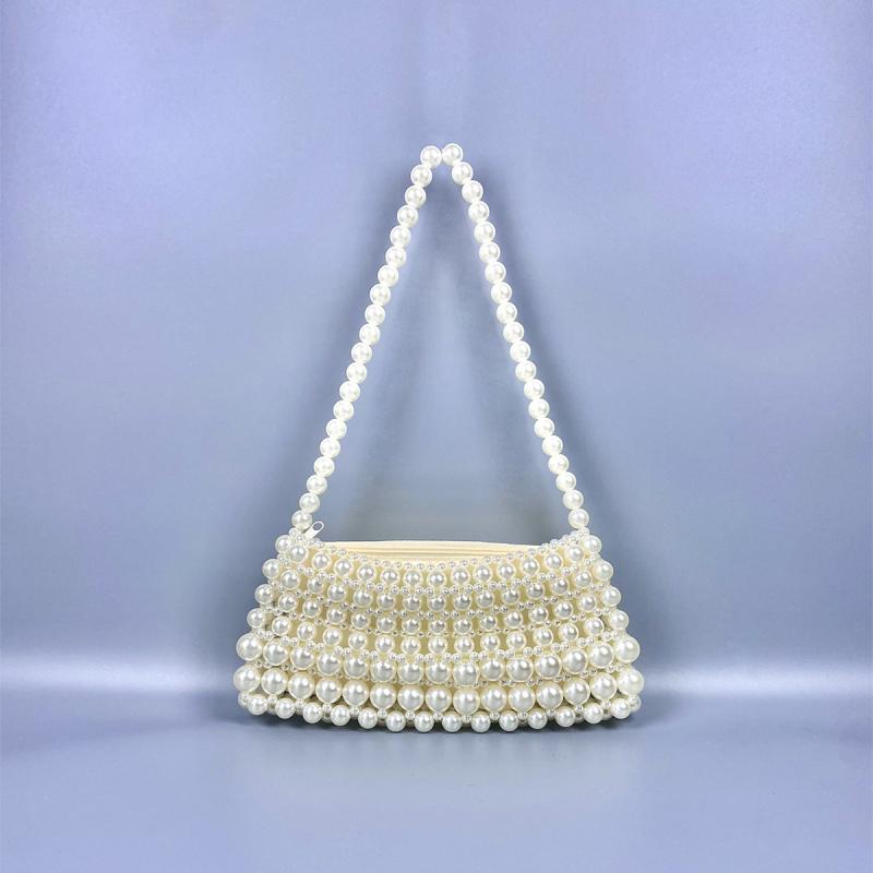 Bags | White Pearl Shoulder Bag  – Womens Accessories Bags