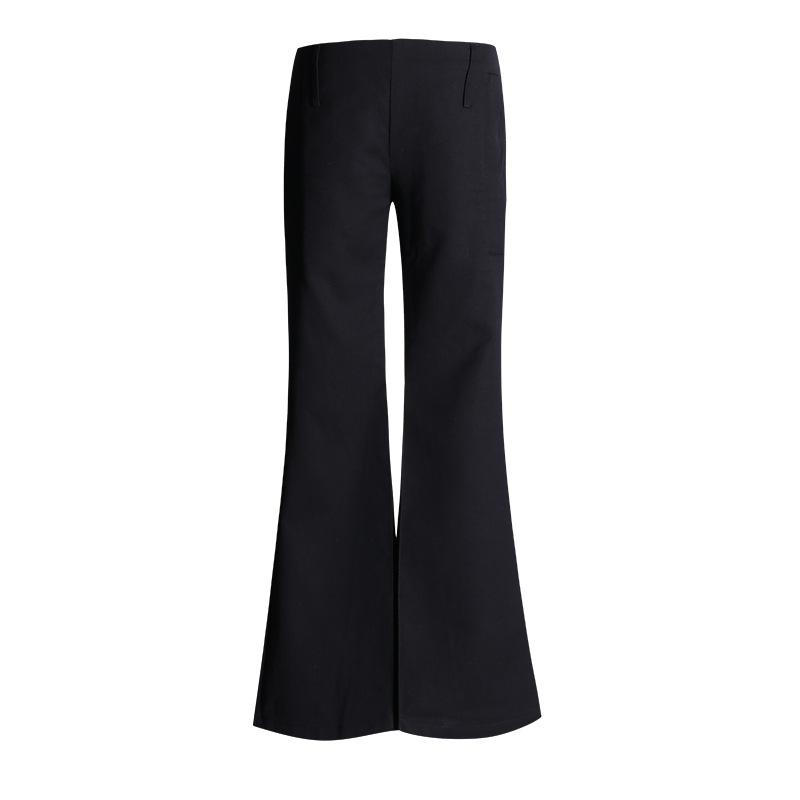 Co-Ords | Black Woven Tailored Wide Leg Belt Detail Trousers  – Womens Clothing Black