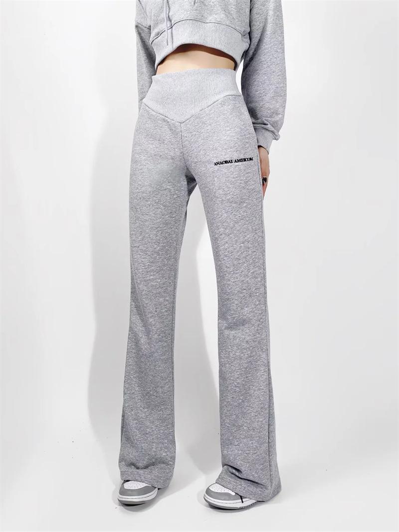 Co-Ords | Prettylittlething Ash Grey Print Flared Trouser  – Womens Clothing Ash Grey