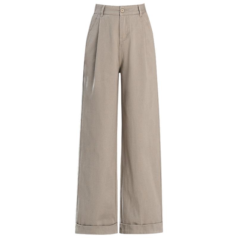 Co-Ords | Taupe Woven Tailored Wide Leg Pleated Trousers  – Womens Clothing Co-Ords