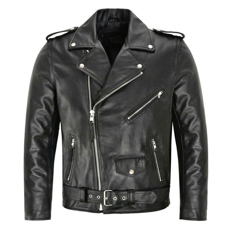 Coats & Jackets | Black Faux Leather Longline Belted Biker Jacket  – Womens Clothing Black