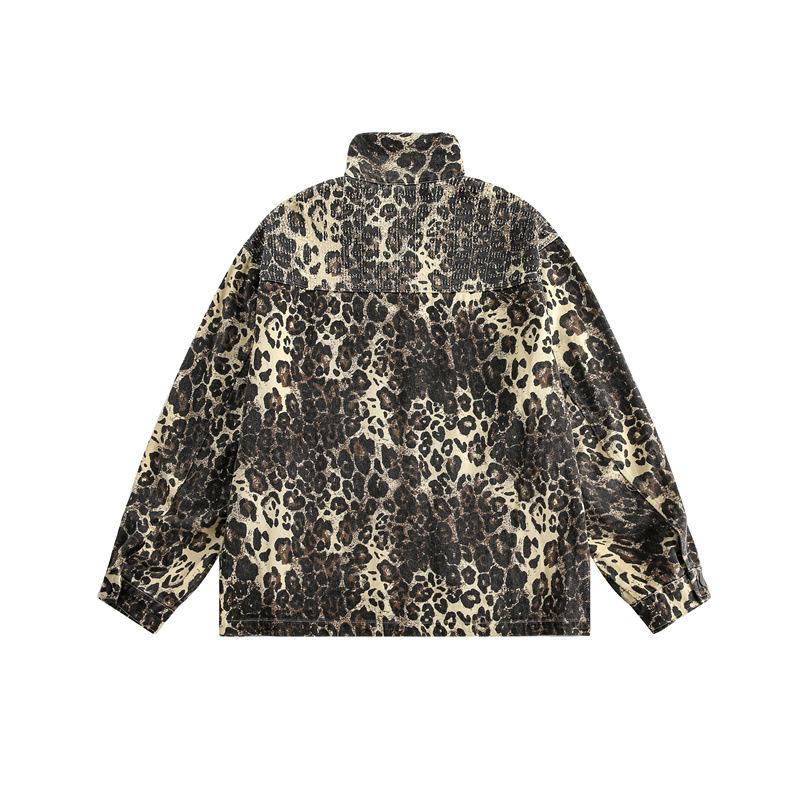 Coats & Jackets | Brown Leopard Print Cropped Boxy Jacket  – Womens Clothing Brown