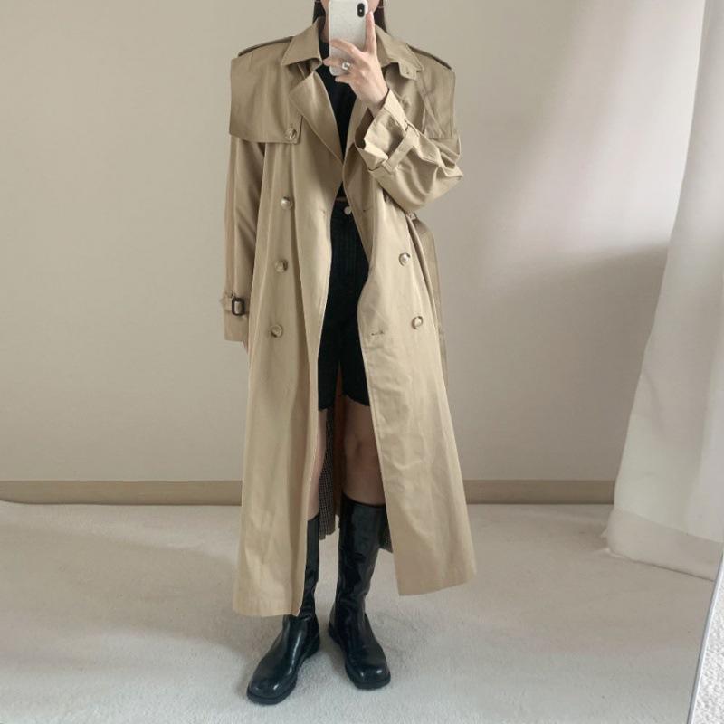 Coats & Jackets | Khaki Panel Detail Belted Trench Coat  – Womens Clothing Coats & Jackets