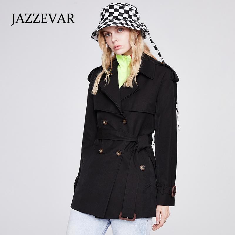 Coats & Jackets | Plus Black Oversized Button Down Trench Coat  – Womens Clothing Black