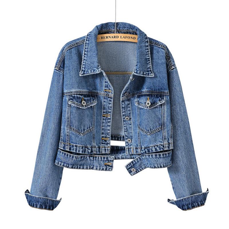 Coats & Jackets | Plus Vintage Wash Cropped Denim Jacket  – Womens Clothing Coats & Jackets