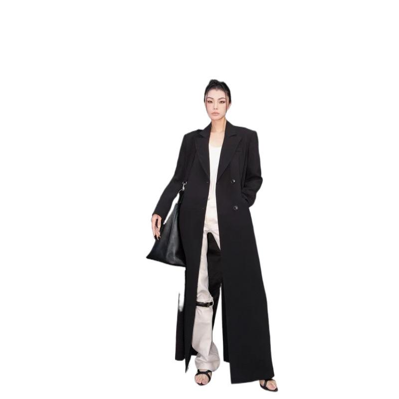 Coats & Jackets | Tall Black Wool Look Oversized Drop Shoulder Maxi Coat  – Womens Clothing Black