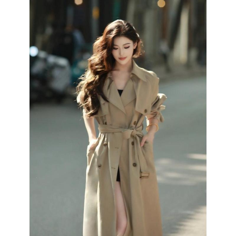 Coats & Jackets | Tall Khaki Panel Detail Belted Trench Coat  – Womens Clothing Coats & Jackets