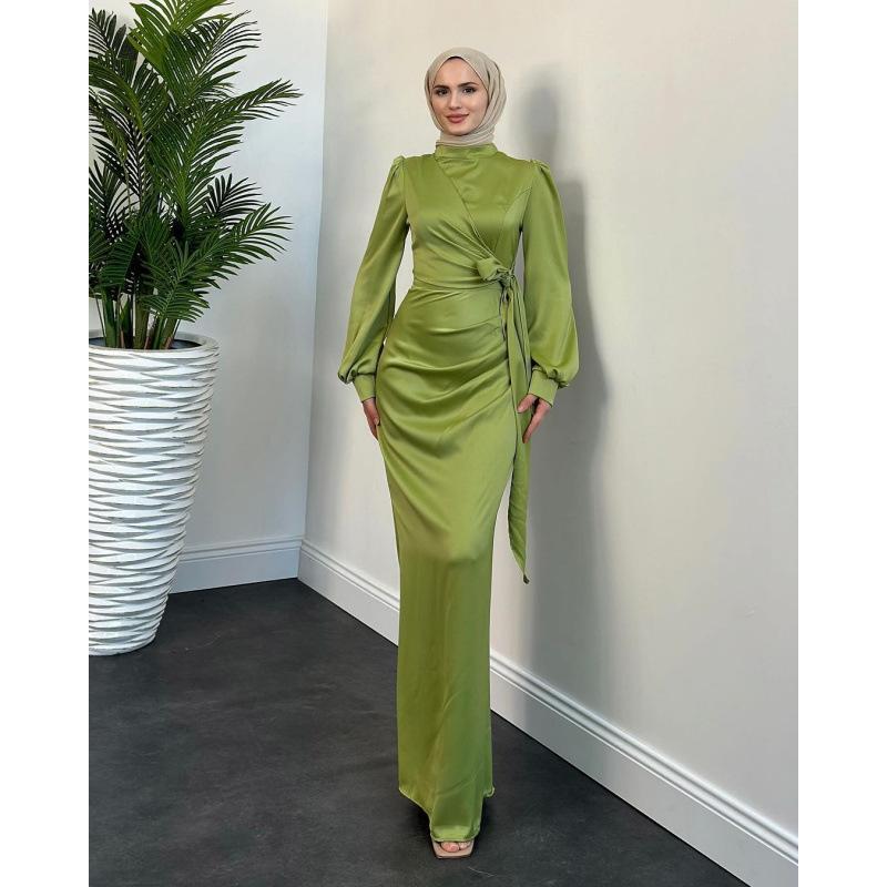 Dresses | Sage Green One Sleeve Ruched Woven Bodycon Dress  – Womens Clothing Dresses