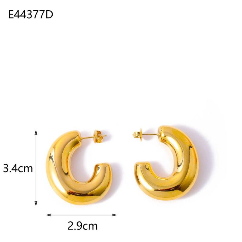 Earrings | Lime Metallic Hoop Earrings  – Womens Accessories Earrings