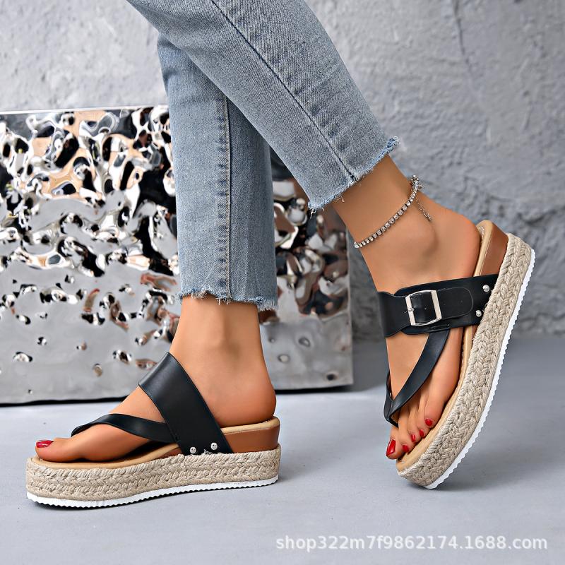 Flats | Nude Pu Croc Buckle Detail Espadrille Sandals  – Womens Flats Flats