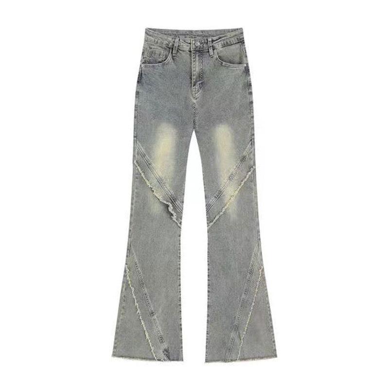 Jeans | Vintage Distressed Seam Flared Jeans  – Womens Clothing Jeans