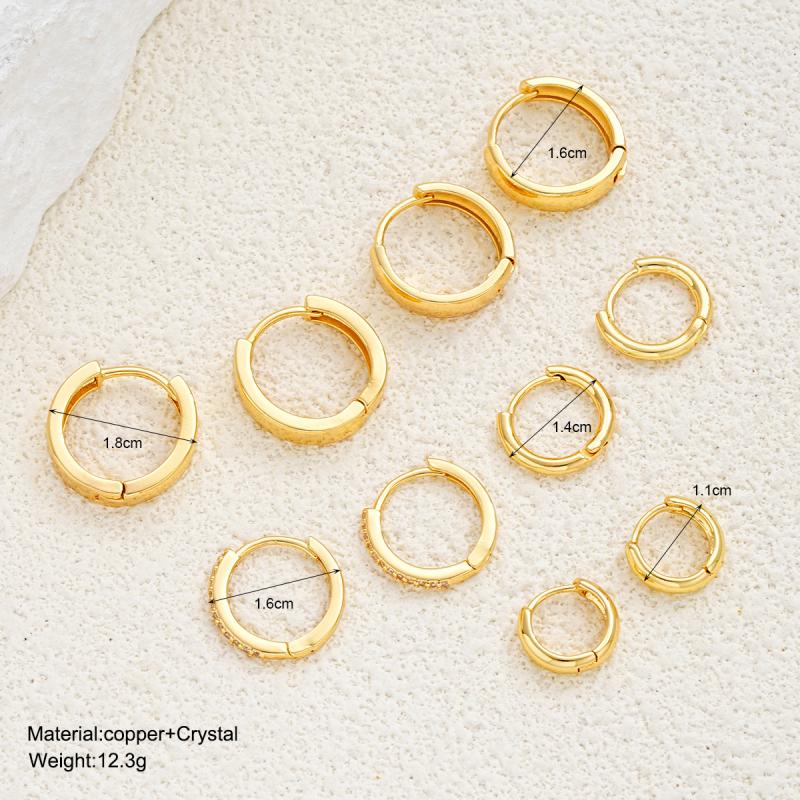 Jewellery | Real Gold Plated Mini Hoop Earrings  – Womens Accessories Earrings