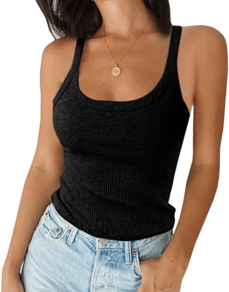 Loungewear | Shape Black Ribbed Scoop Neck Crop Top  – Womens Clothing Black