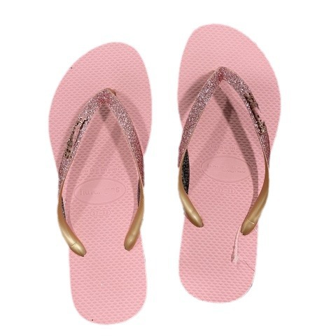 Sandals | Ballet Gold Havaianas Slim Crystal  – Womens Flats Flats