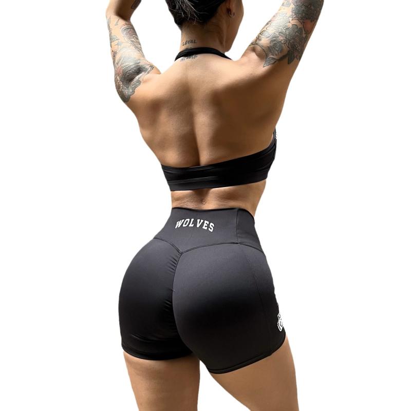 Shorts | Black Sport Sculpt Luxe Booty Shorts  – Womens Activewear Activewear