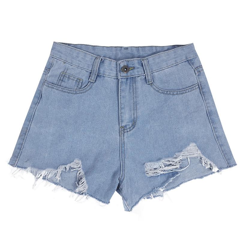 Shorts | Prettylittlething Shape Bleach Wash Ripped Denim Shorts  – Womens Clothing Bleach Wash