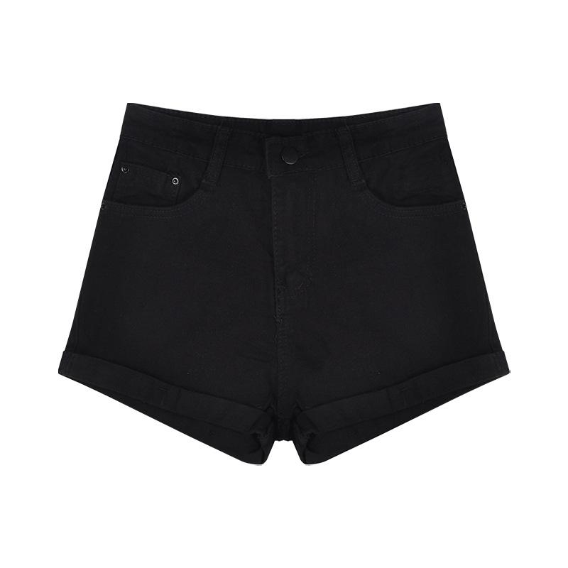 Shorts | Washed Black Turn Up Hem Mom Shorts  – Womens Clothing Shorts