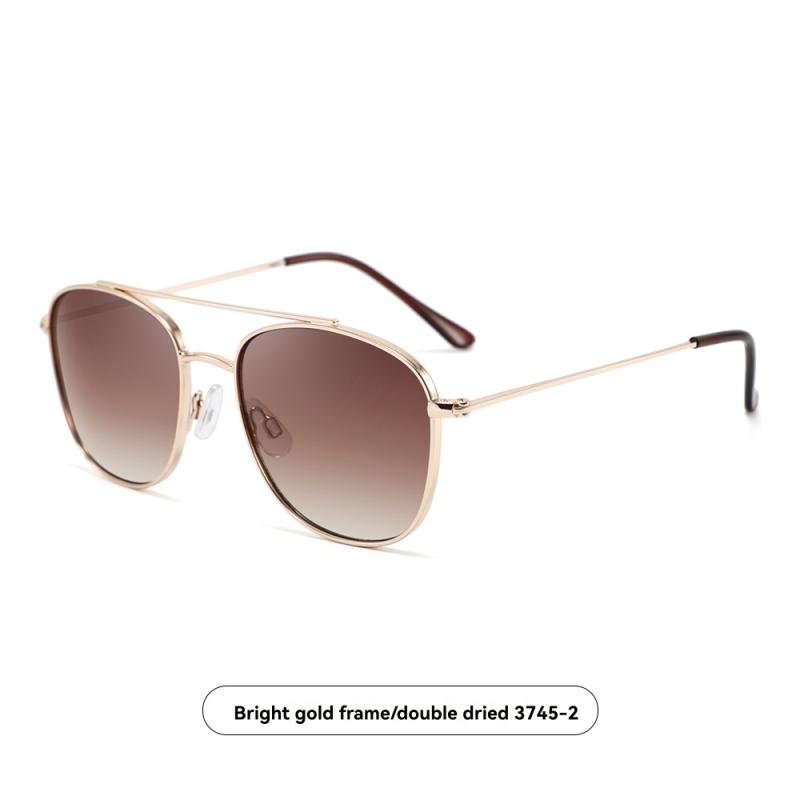 Sunglasses | Brown Metal Aviator Sunglasses  – Womens Accessories Brown