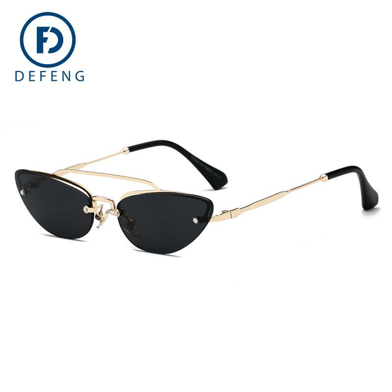 Sunglasses | Gold Retro Cat Eye Aviator Sunglasses  – Womens Accessories Gold