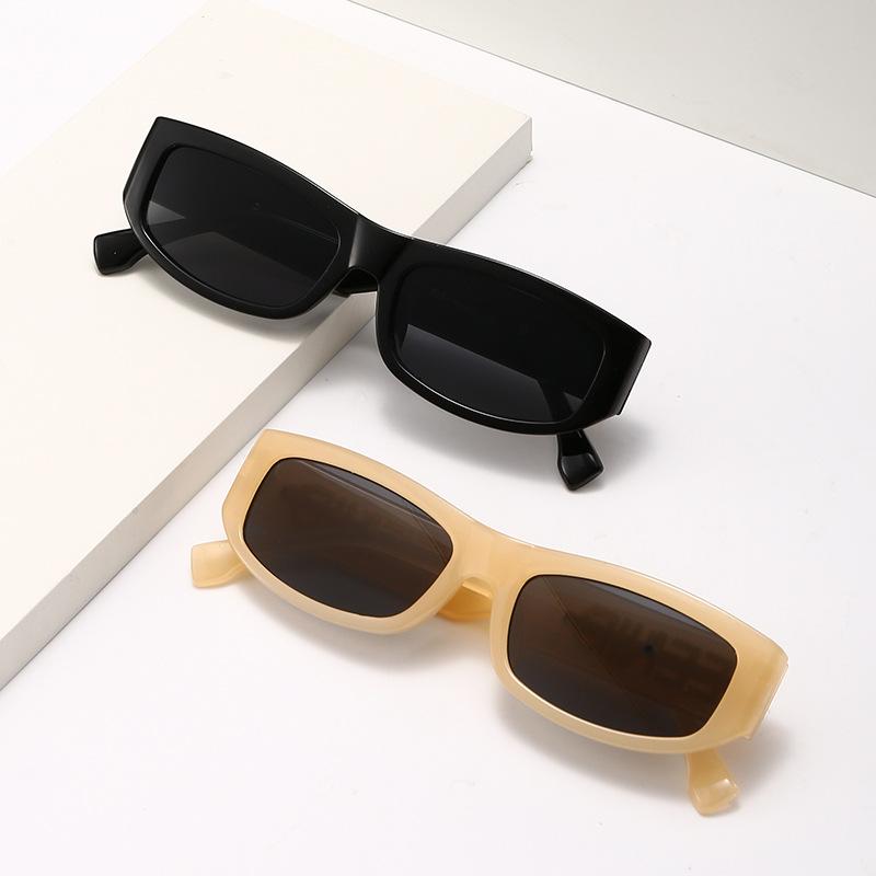 Sunglasses | Yellow Slim Rectangular Sunglasses  – Womens Accessories Sunglasses