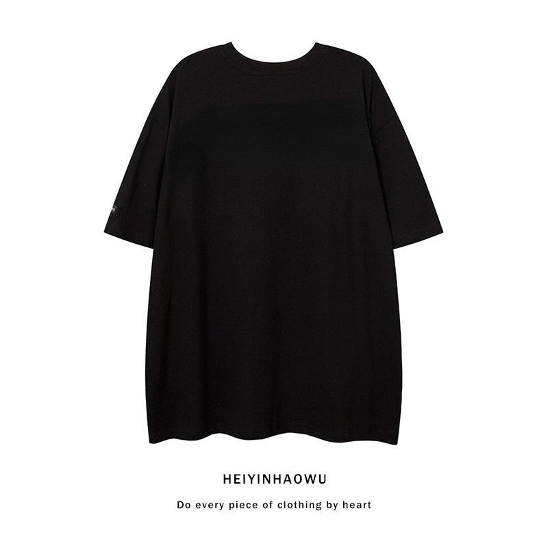 Tops | Black Cotton Oversized Boxy T-Shirt  – Womens Clothing Black