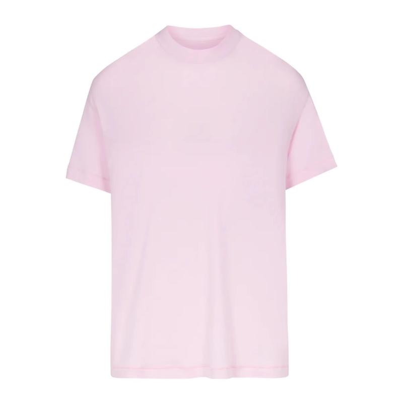 Tops | Cotton Baby Pink Oversized T-Shirt  – Womens Clothing Baby Pink