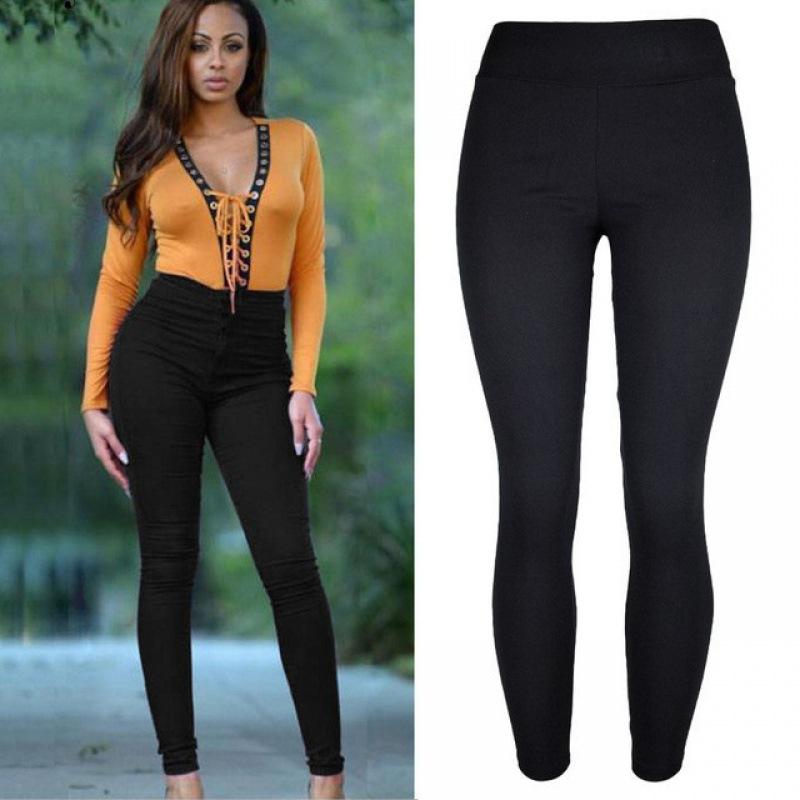 Trousers | Black Structured Contour Ribbed Leggings  – Womens Clothing Black