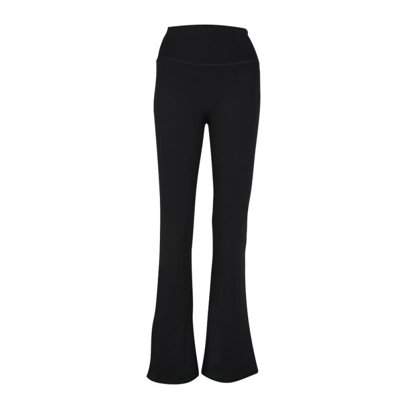 Trousers | Black Textured Skinny Flare Trousers  – Womens Clothing Black