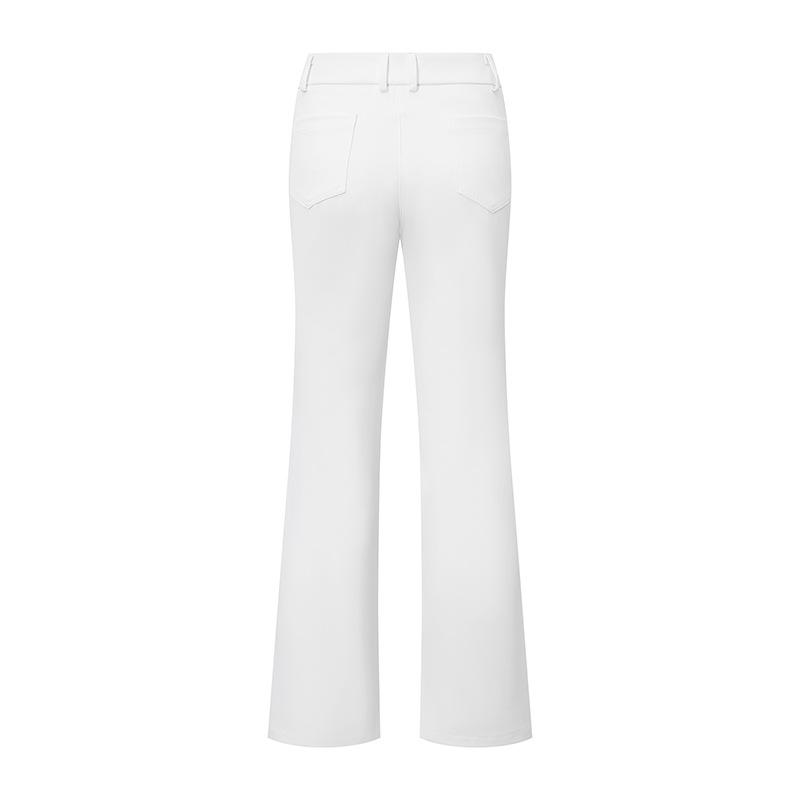 Trousers | Cream Premium Textured Tailored Wide Leg Trousers  – Womens Clothing Cream