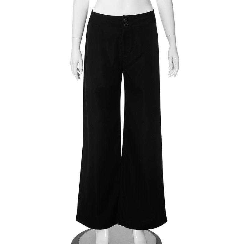 Trousers | Grey Tailored Wide Leg Trousers  – Womens Clothing Grey