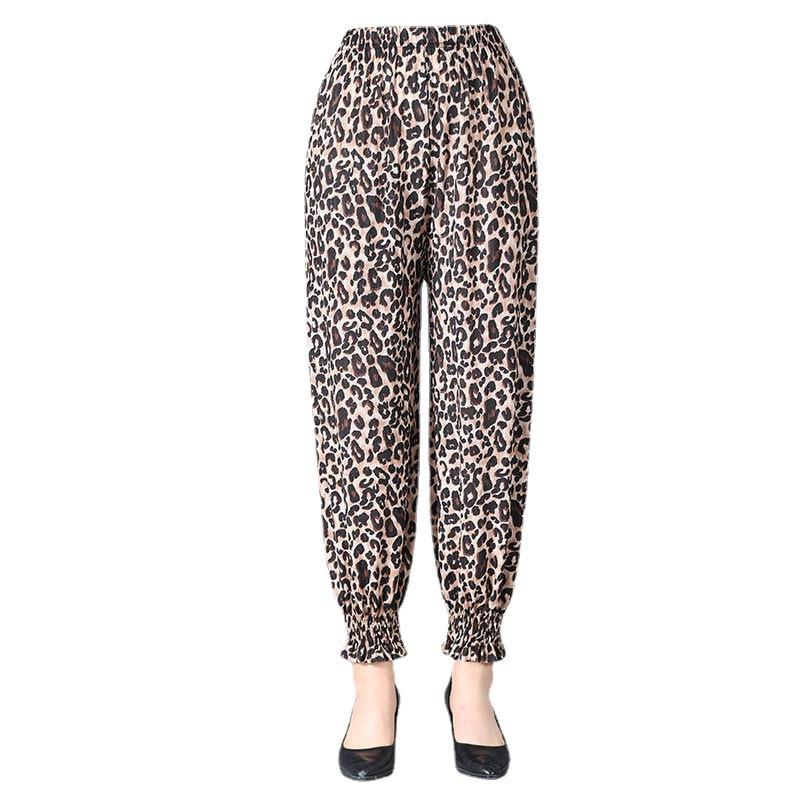 Trousers | Leopard Printed Satin Wide Leg Trousers  – Womens Clothing Leopard