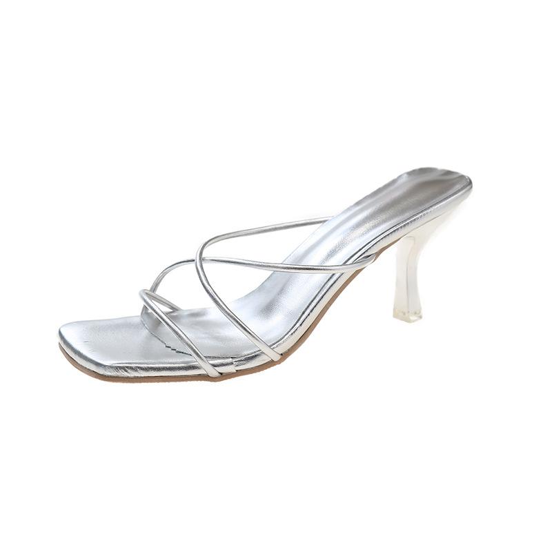 Wedges | Silver Pu Round Toe Knot Detail High Heeled Wedges  – Womens Shoes Silver